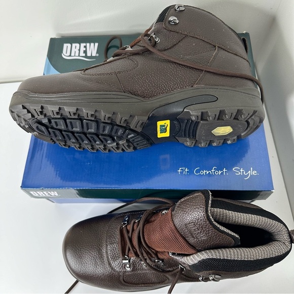 New Drew Shoe Men's Rockford Boot,Dark Brown - Picture 4 of 11